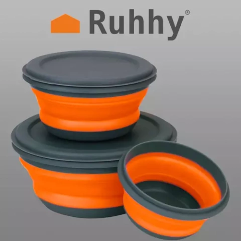 Bols pliables en silicone - 3 pièces Ruhhy 20781