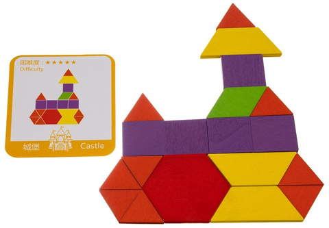 Edukacinė dėlionė – geometrinės figūros