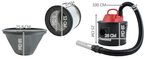 Ash vacuum cleaner ODK008-10L