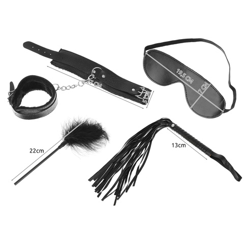 Erotic accessories - set - black 23431
