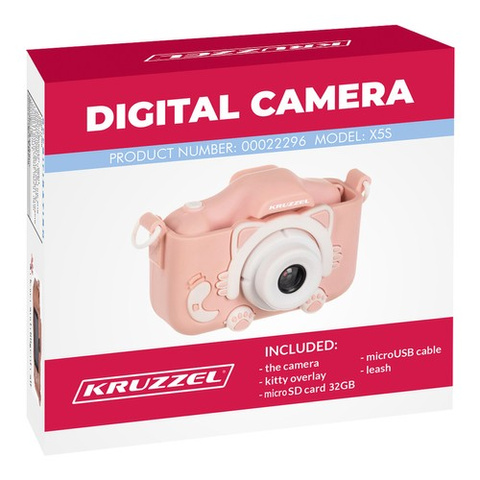 Appareil photo numérique Kruzzel AC22296 rose