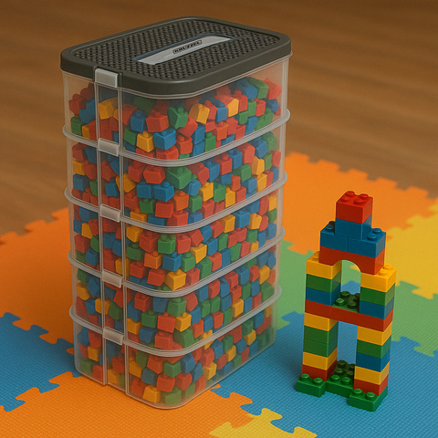 Boîte à blocs - 5 niveaux Kruzzel 25759