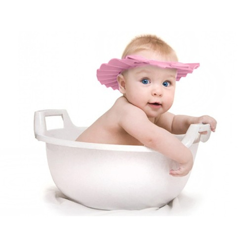 Bord de bain enfant - rose 23451