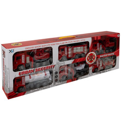 Kruzzel 24631 Fire Department Car Set