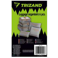 Travel organizer - 6 pcs Trizand 23183