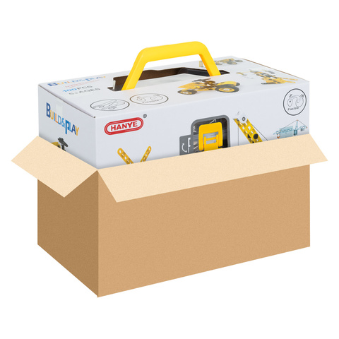 Construction blocks - vehicles 100 pieces ISO TRADE