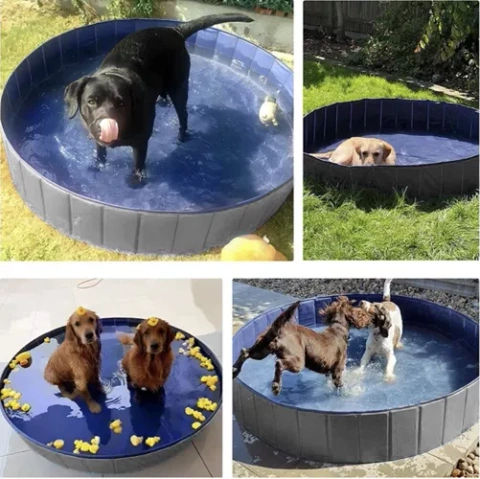 Piscine pliante/parc pour chien 160x30 Purlov 23832