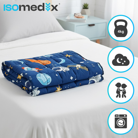 Weighted blanket 100x150cm 4kg Isomedix 26897