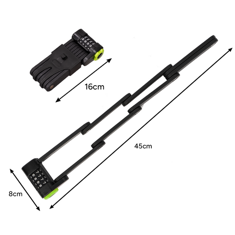 Antivol pour vélo pliable Trizand 25733