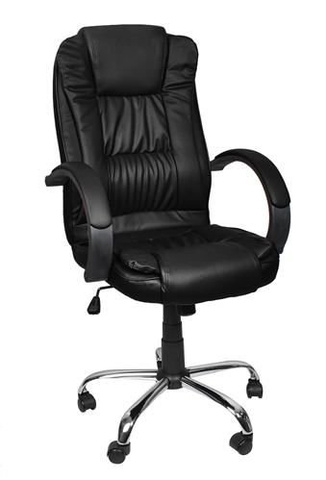 Office chair eco leather - black MALATEC
