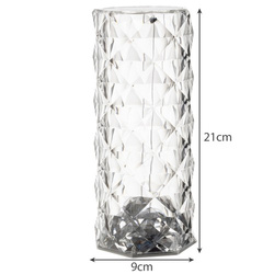 Lamp with projector - rose Izoxis 22518