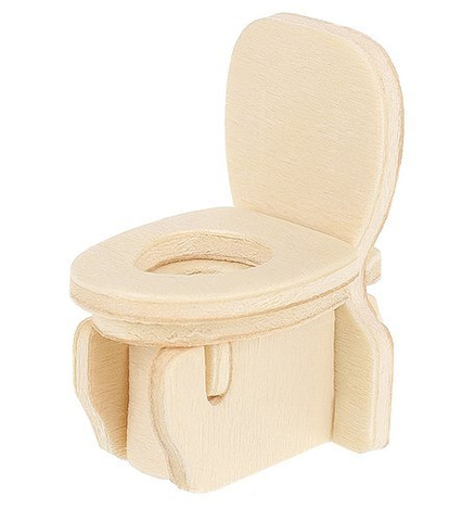 Set Holzmöbel für Puppen, 34-teilig.