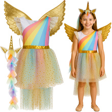 Costume de licorne 3 pièces 130-140 cm Kruzzel 26677