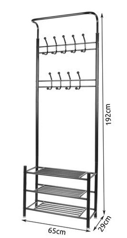 Cintre - support avec étagère à chaussures 15744