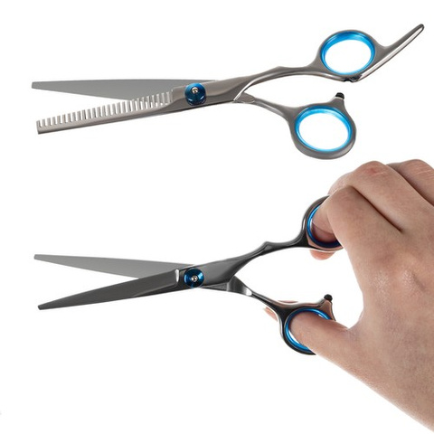 Hairdressing scissors 2 pcs + accessories