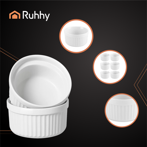 Ramekin - ovenproof dish 6 pcs. Ruhhy 25705