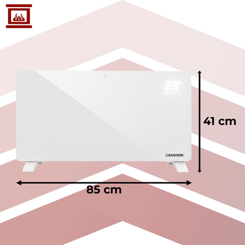 Zelva Kaminer 26573 electric glass radiator