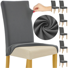 Chair covers - 6 pcs. dark gray Ruhhy 25990