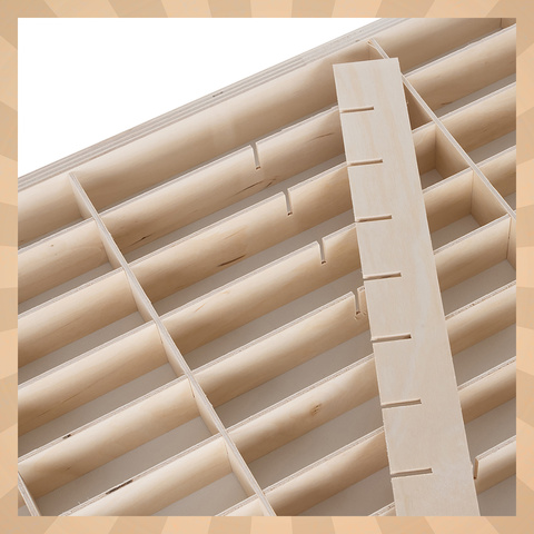 Wooden shelf for cars/springs KRUZZEL 21997