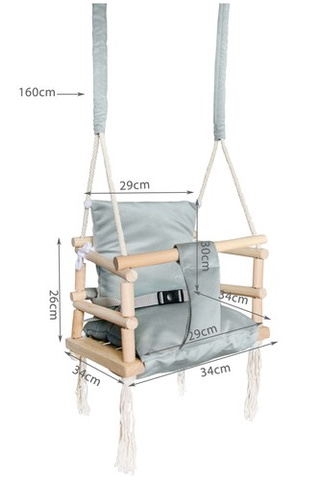 Graue Schaukel NEU H18026