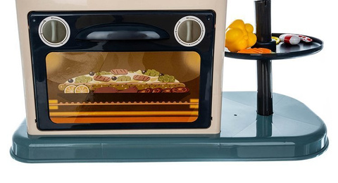 Toy kitchen 72cm blue + pair