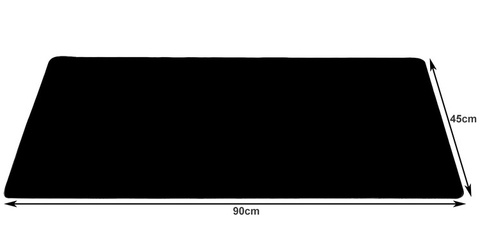 Коврик для мыши и клавиатуры - черный P18625