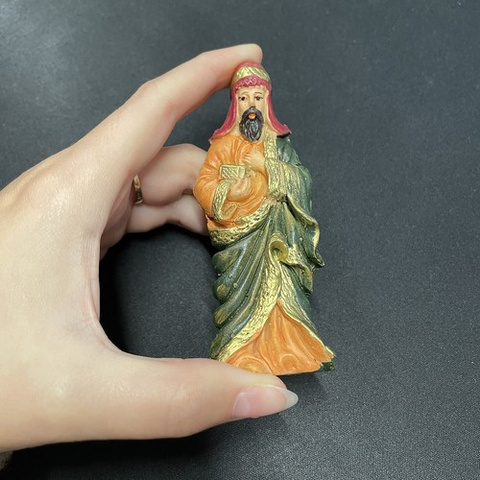 Weihnachtsfiguren für die Krippe - Set mit 10 Stück. Ruhhy