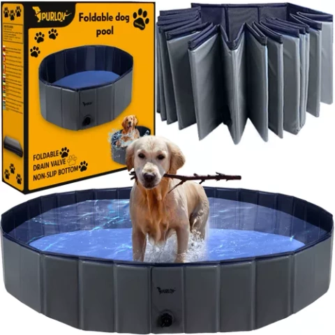 Piscine pliante/parc pour chien 160x30 Purlov 23832