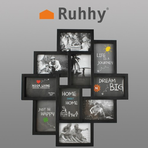 10 Photo Frame - Black