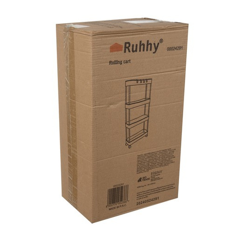 Kitchen/bathroom shelf on wheels Ruhhy 24291