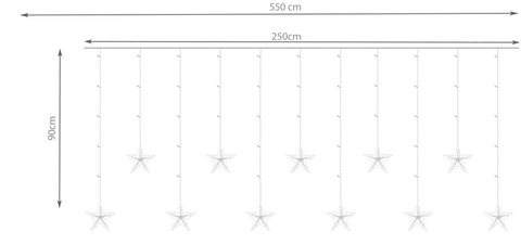 Light curtain 108LED - cold white 31V KŚ11322