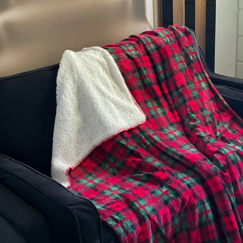 Ruhhy 24826 doppelseitige Decke 1,6x2m