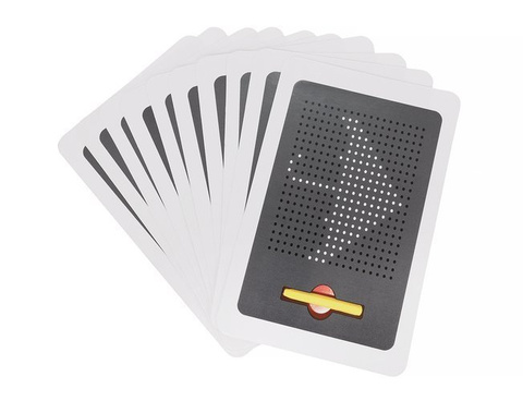 Board + magnetic balls + stylus with magnet