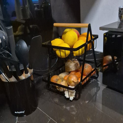 Ruhhy 24265 zweistufiger Obst-/Gemüsekorb