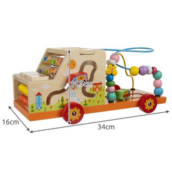 Wooden car sorter Kruzzel 22652
