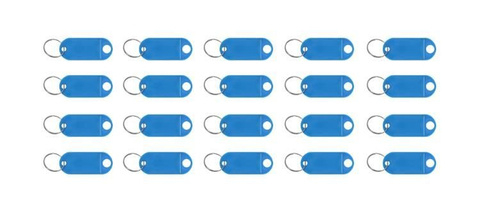 Jeu de porte-clés/identification de clé 100 pièces 