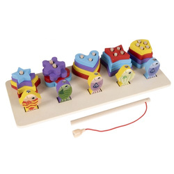 Wooden sorter - fishing Kruzzel 22565