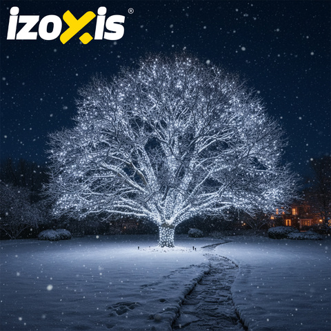 Уличные светильники 500LED 35м белые Izoxis 24899