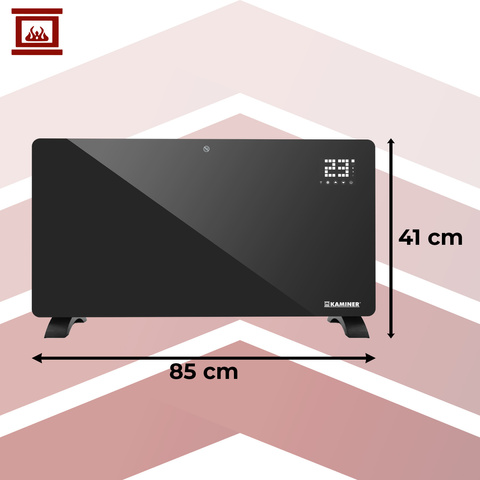 Zelva Kaminer 26572 glass electric heater