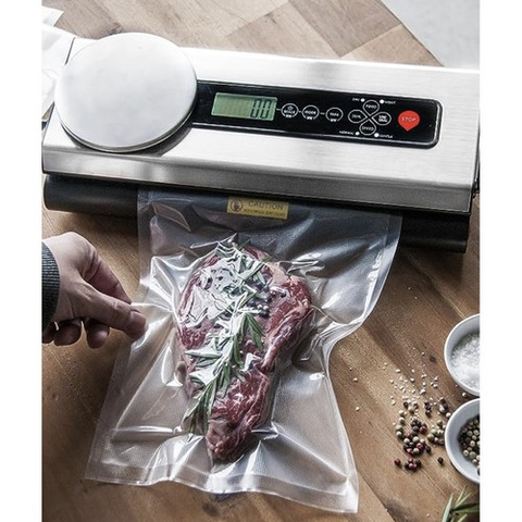 Foil sealer with scale and roller set RUHHY