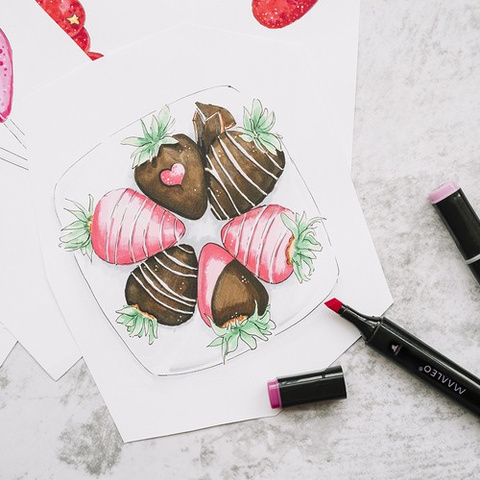 Doppelseitige Marker/Stifte – 168 Stk. MAALEO 24101