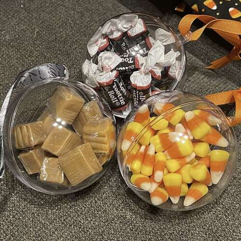 Transparent baubles 12cm - set of 5 Ruhhy 22278