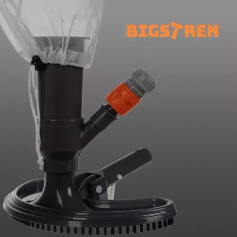 Pool bottom vacuum cleaner