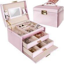 Schmuckschatulle/-etui - rosa