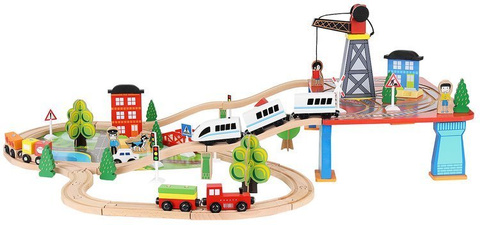 Wooden train - battery operated train