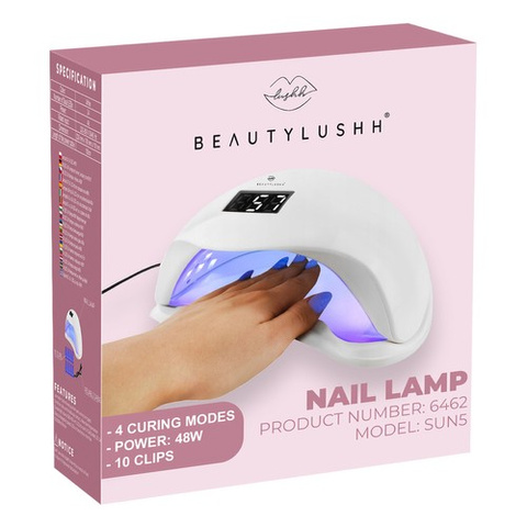 24 LED 48W UV lempa + Beautylushh klipai