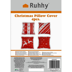 Decorative pillowcase 45x45xcm Ruhhy x4 24827