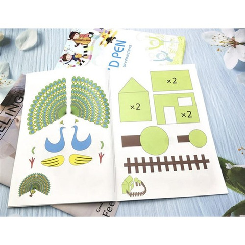 Ein Buch mit Vorlagen für den Maaleo 22734 3D-Stift