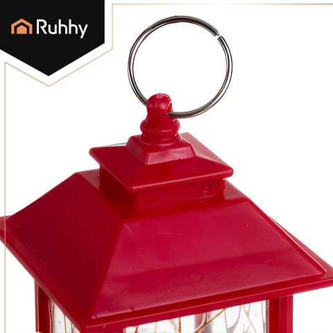 Red LED Christmas Lantern Ruhhy 26752