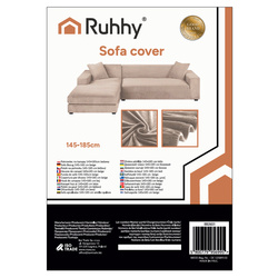 Ruhhy 26031 beige sofa cover 145-185cm